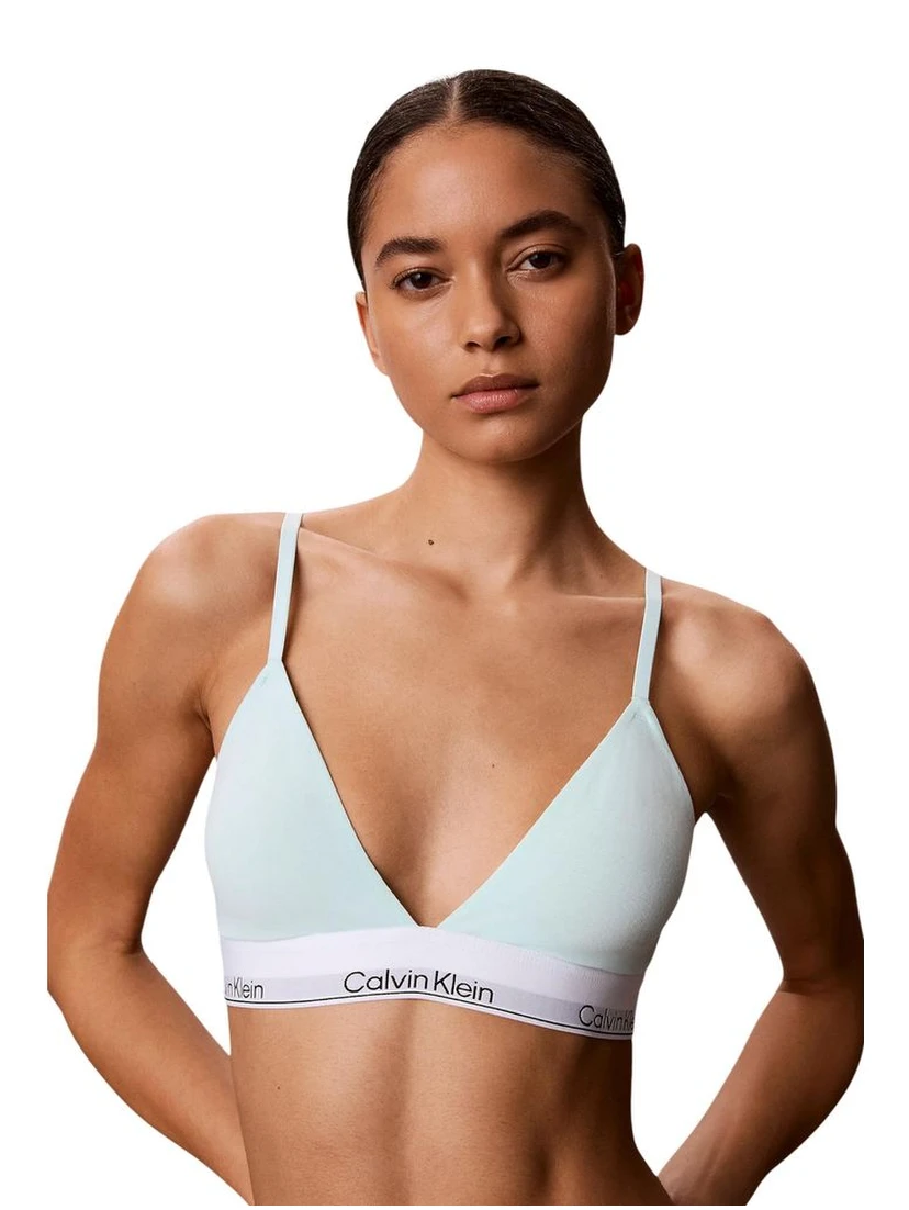 Green Cotton Bra