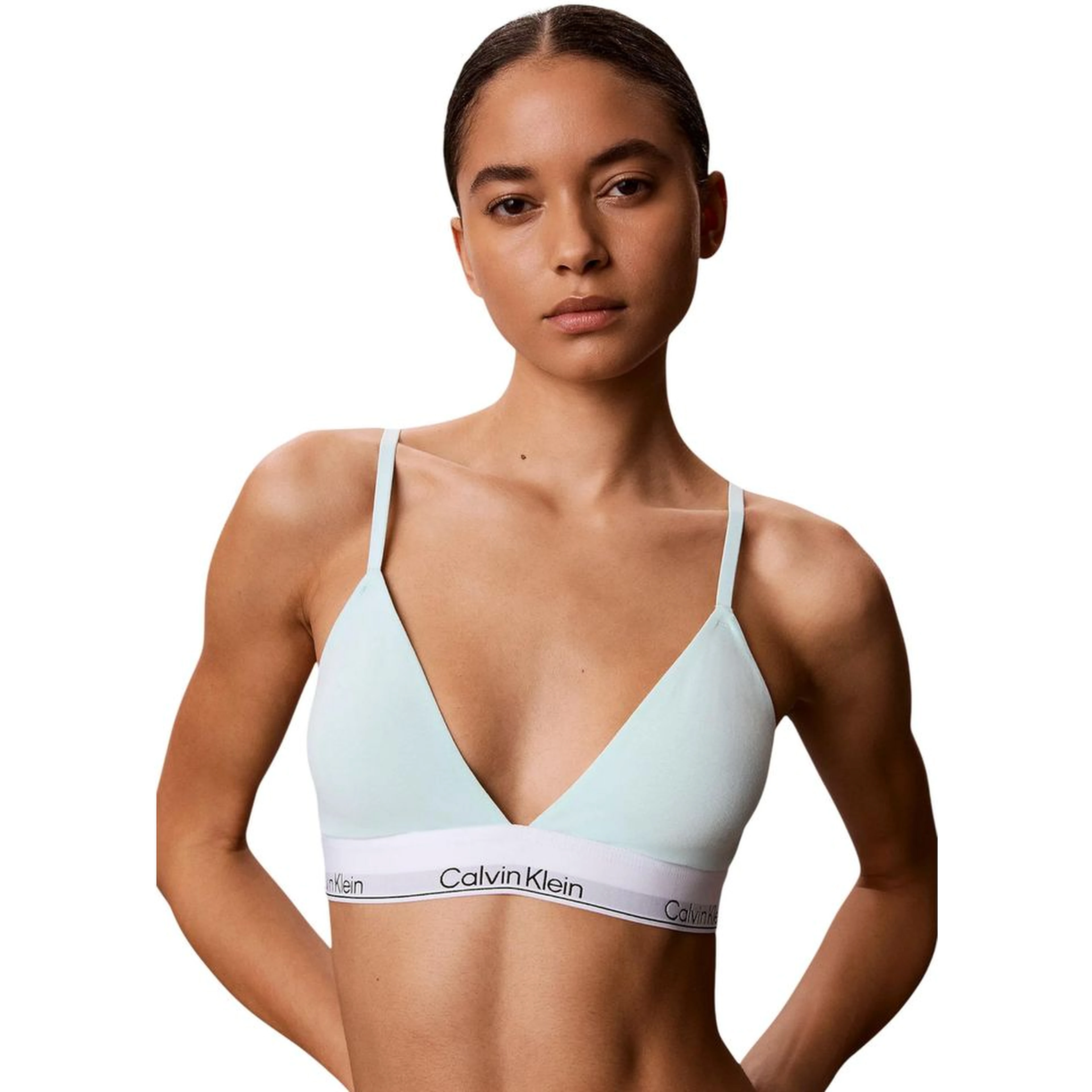 Green Cotton Bra