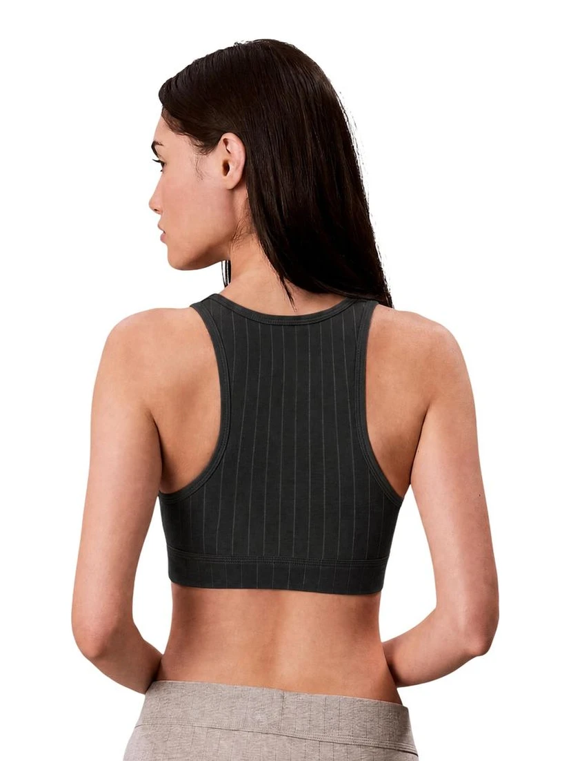 Black Cotton Bra