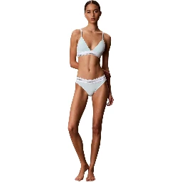 Green Cotton Bra