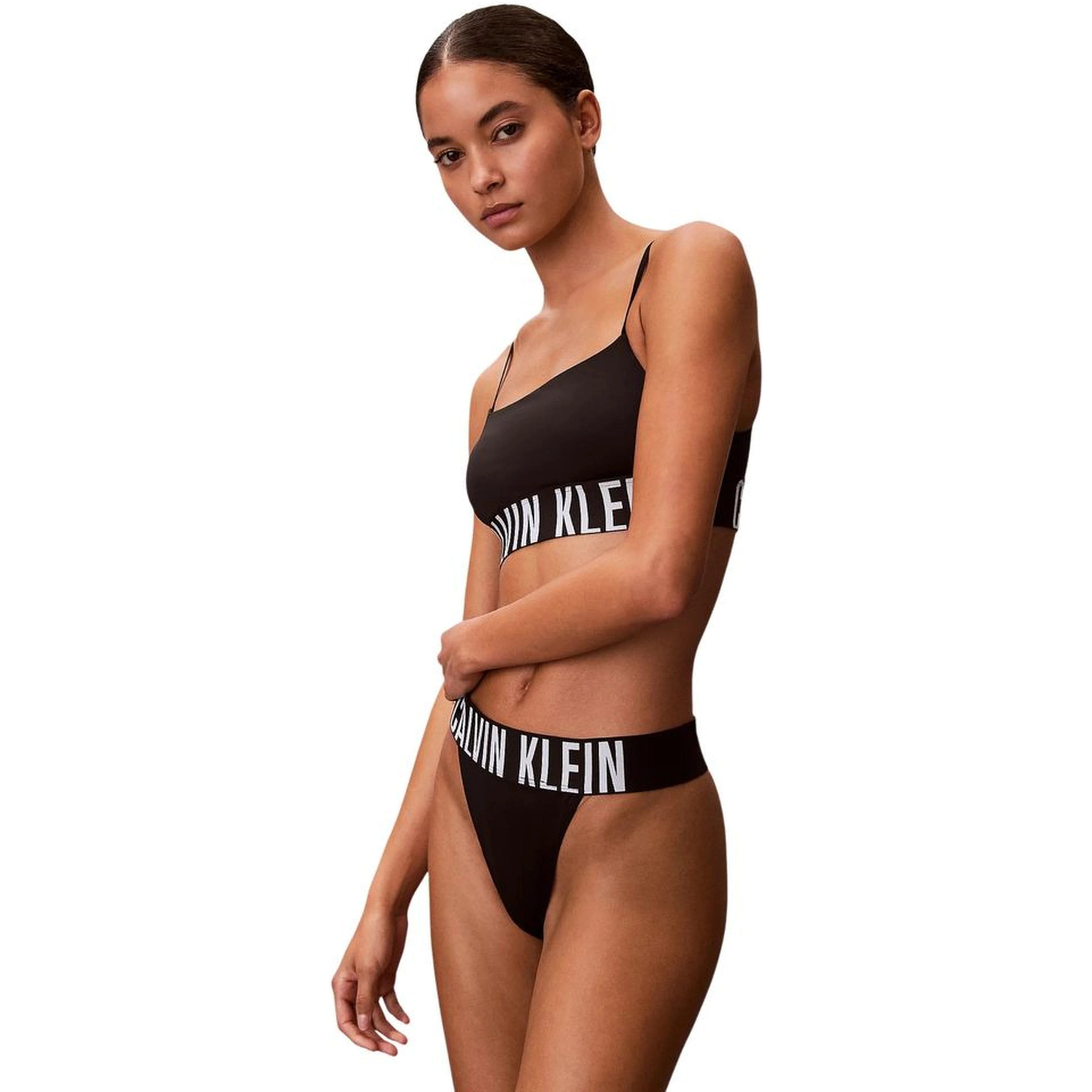 Black Polyester Pantie