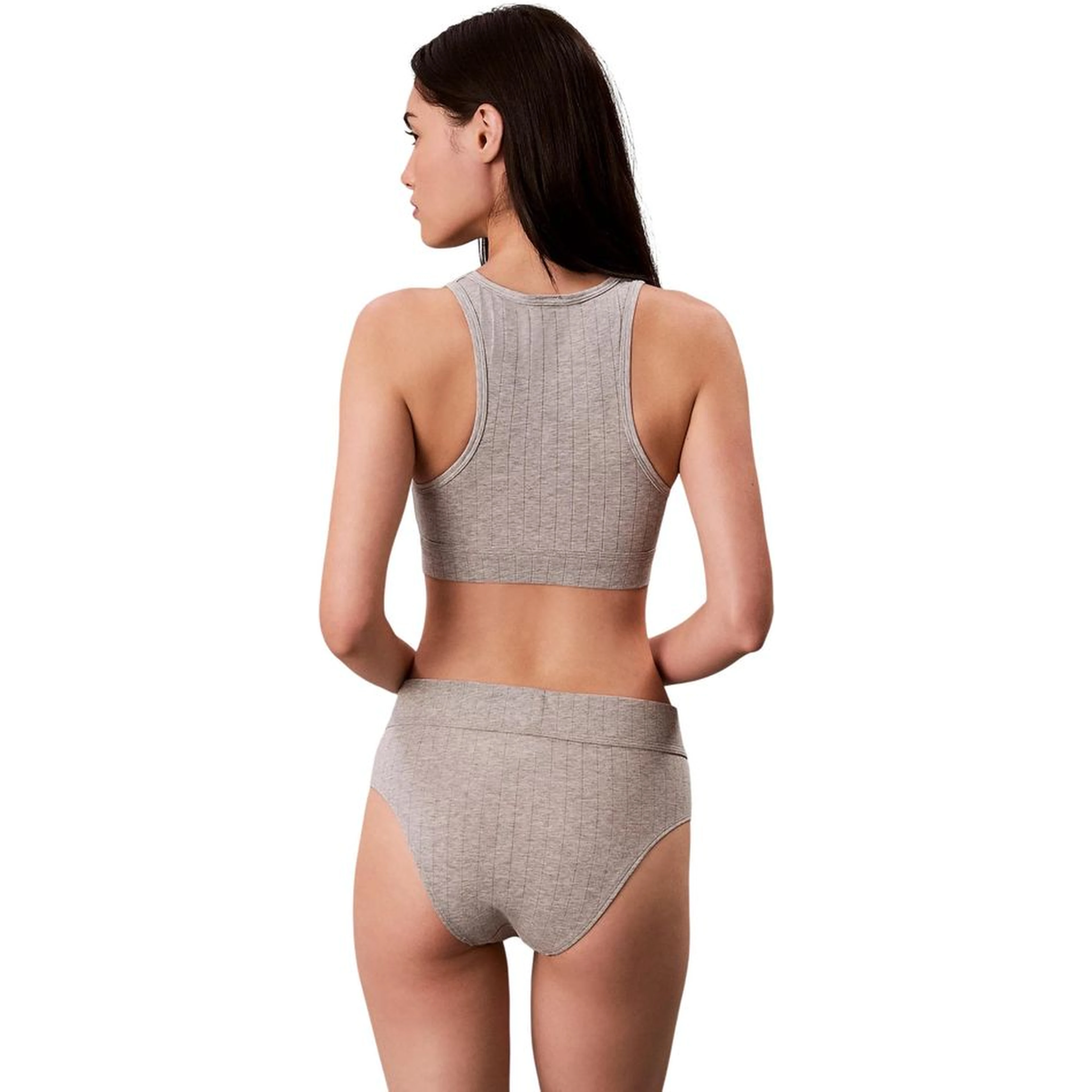 Gray Cotton Bra