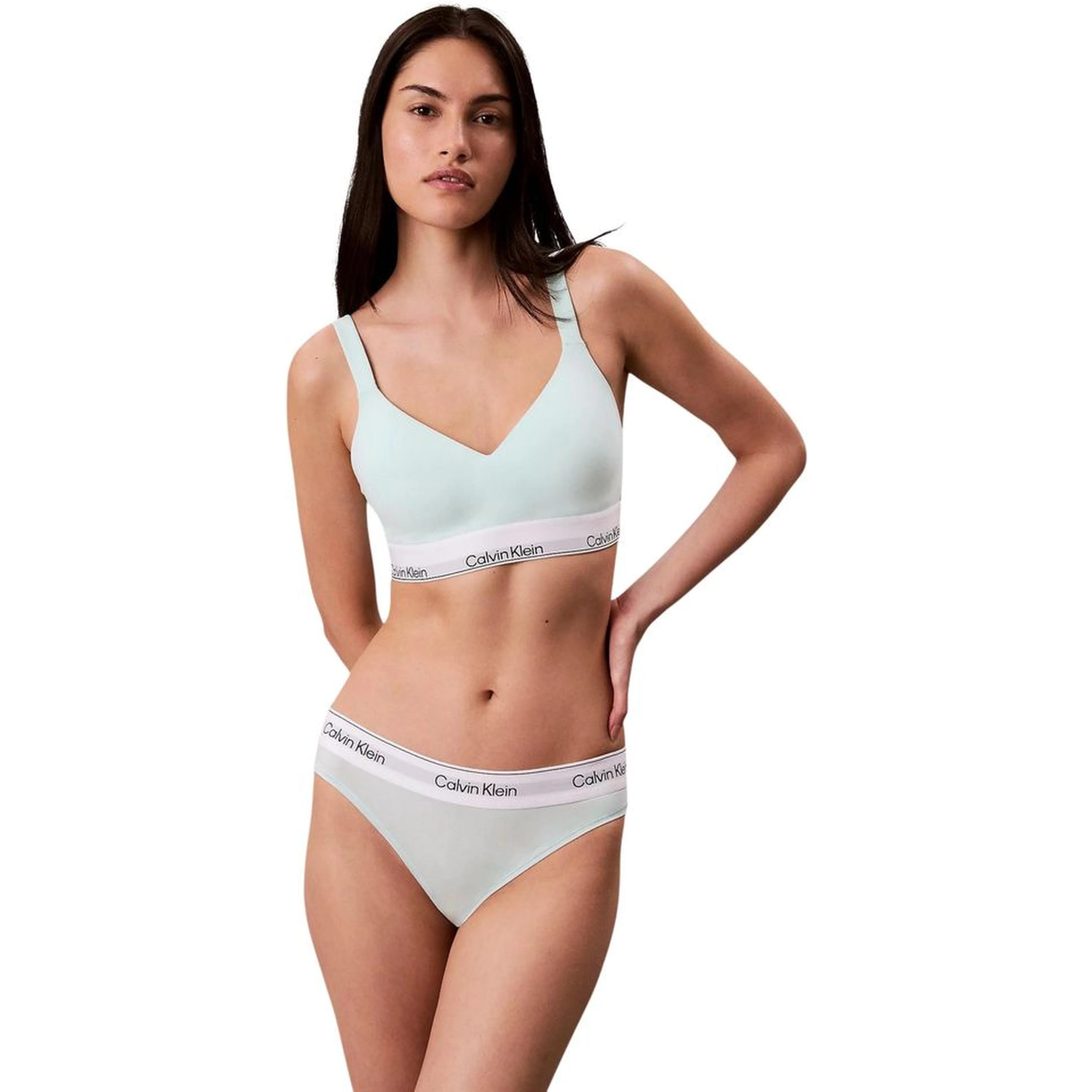 Green Cotton Bra