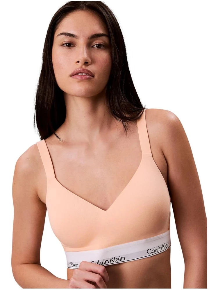 Orange Cotton Bra