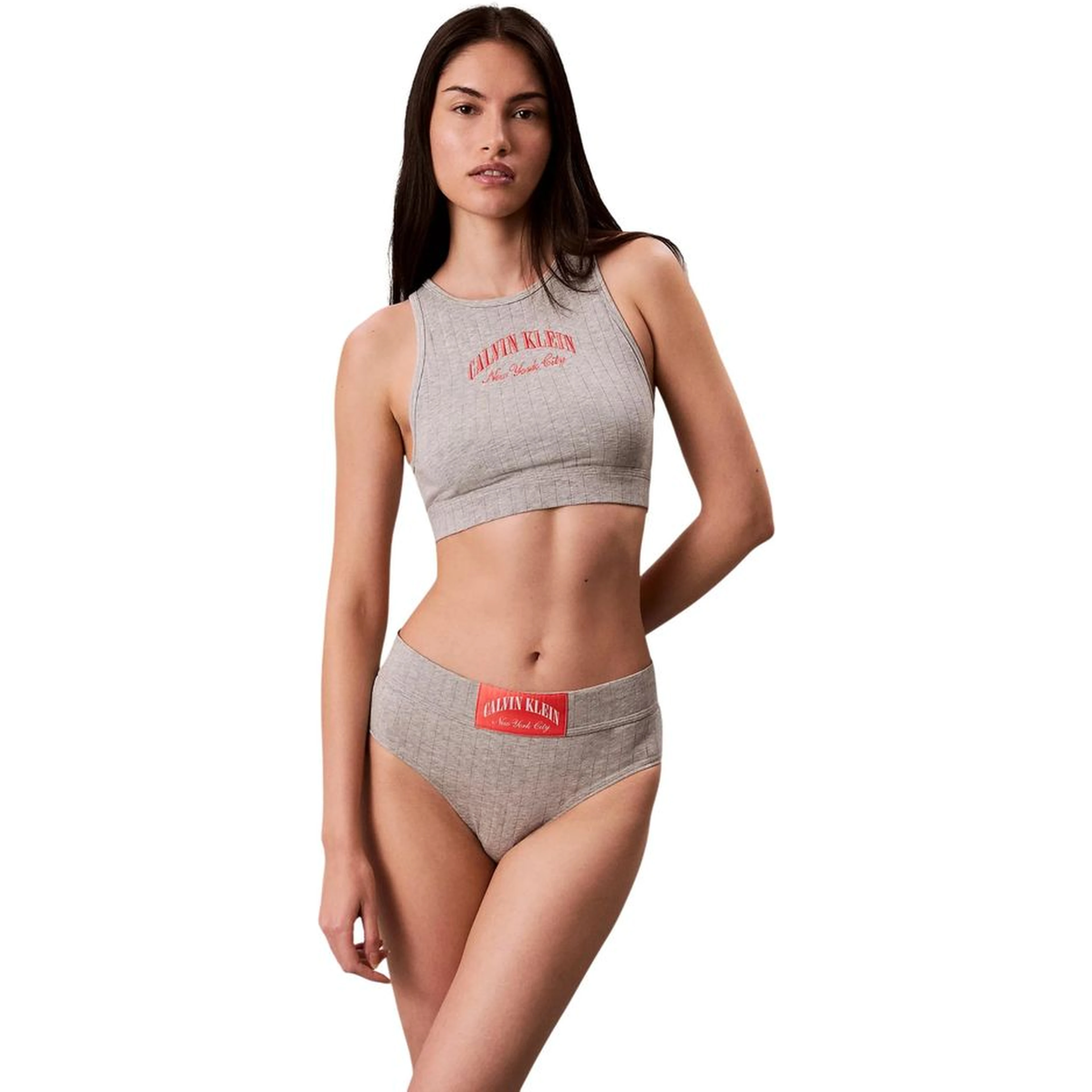 Gray Cotton Bra