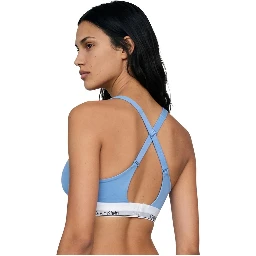 Blue Cotton Bra
