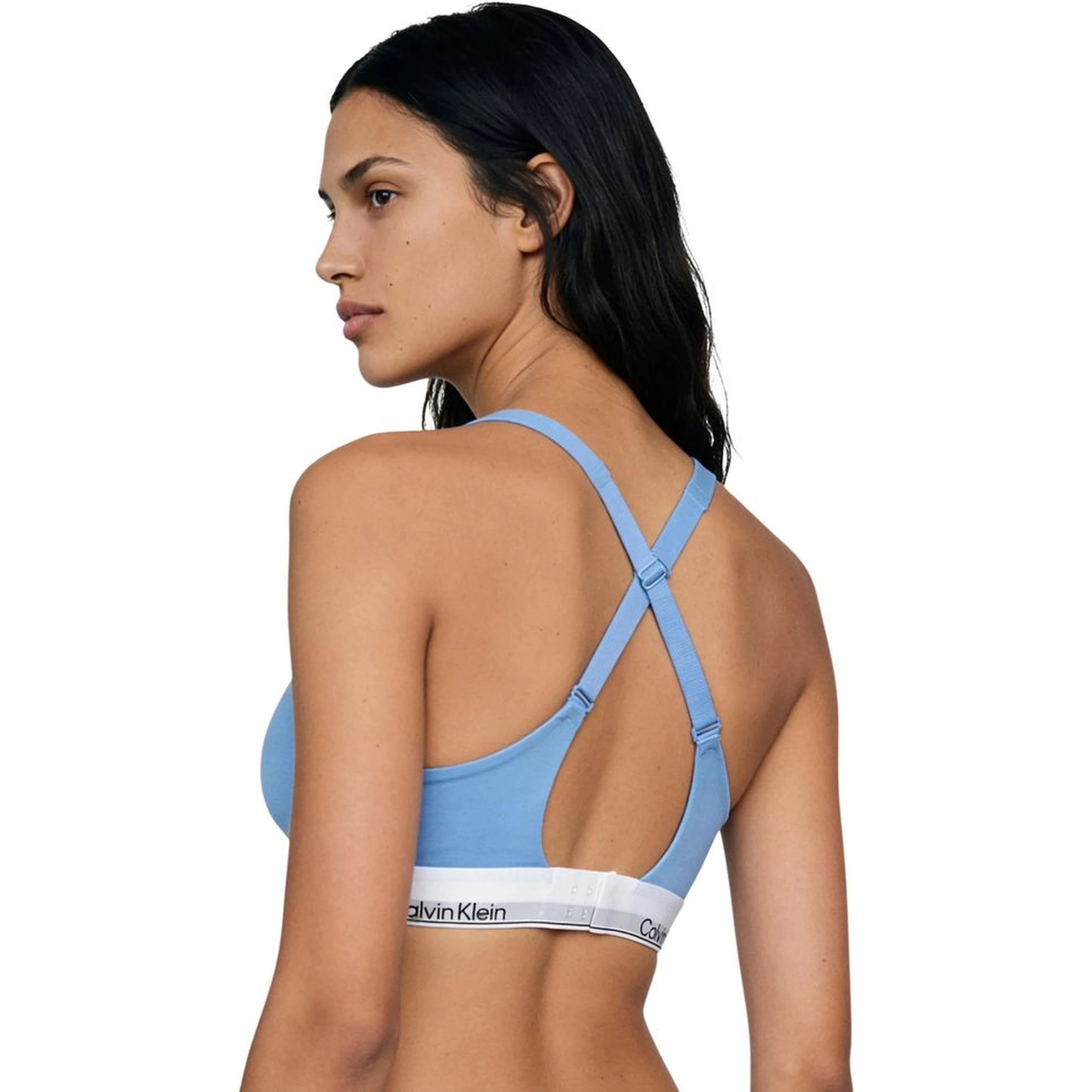 Blue Cotton Bra