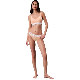 Orange Cotton Bra