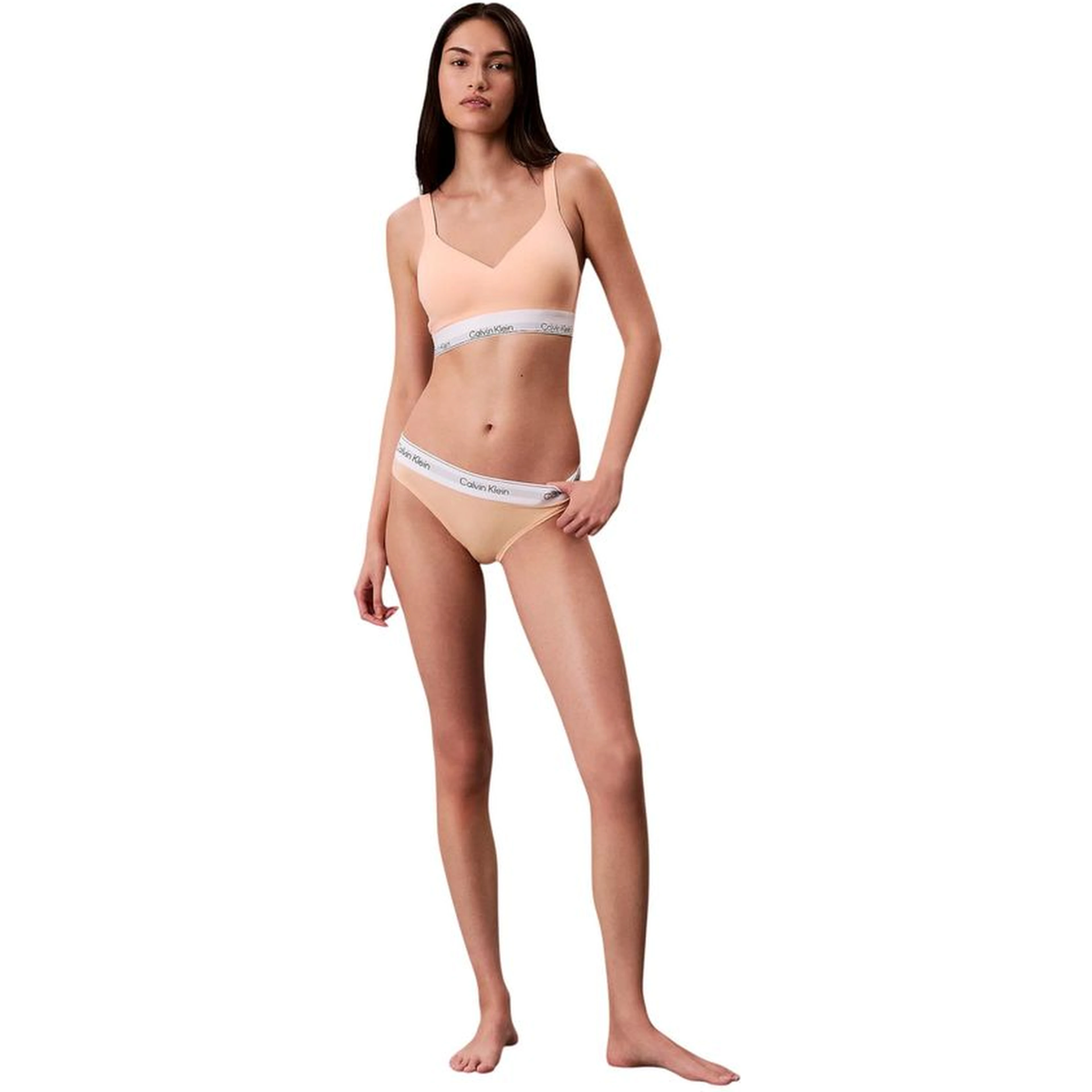 Orange Cotton Bra