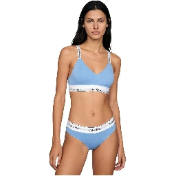 Blue Cotton Bra
