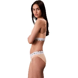 Orange Cotton Bra