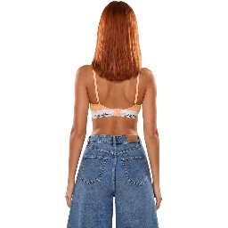 Orange Cotton Bra
