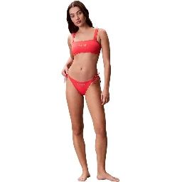 Orange Recycled Polyester Swim Briefs
