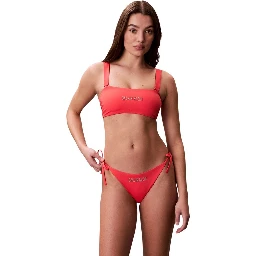 Orange Recycled Polyester Swim Briefs