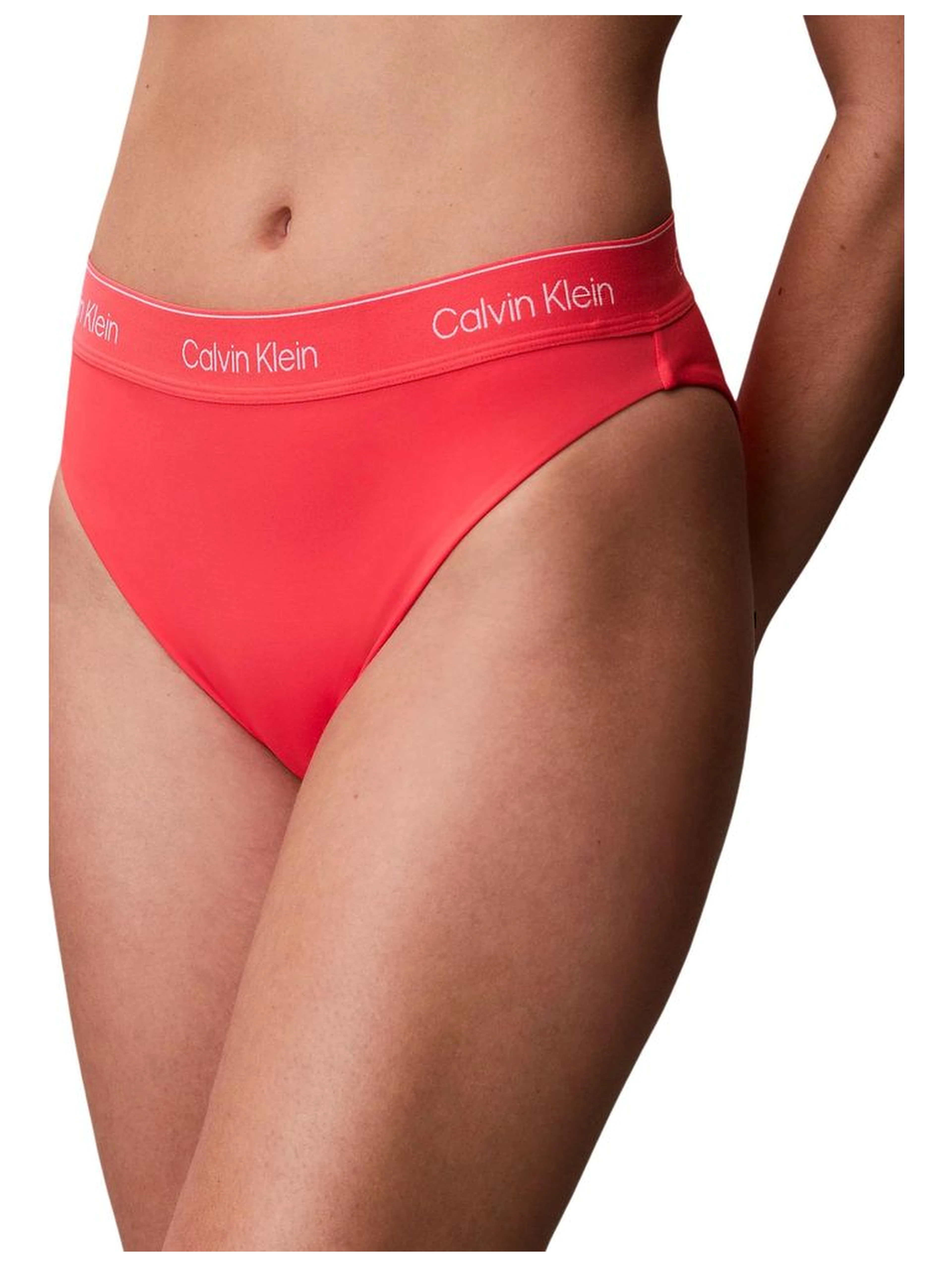 Orange Recycled Polyester Swim Briefs