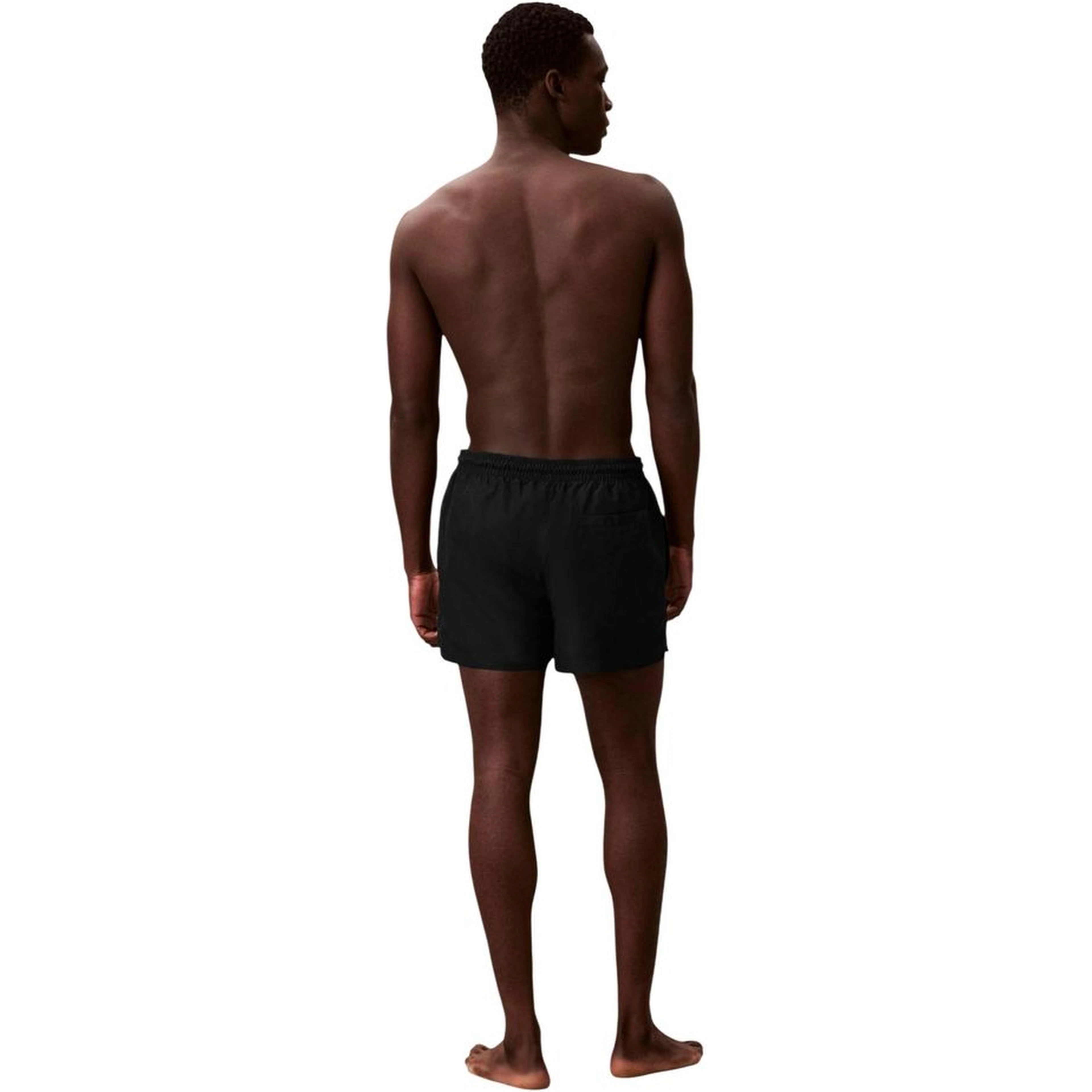 Black Recycled Polyester Swim Shorts