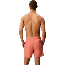 Orange Recycled Polyester Swim Shorts