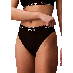 Black Recycled Polyester Swim Briefs