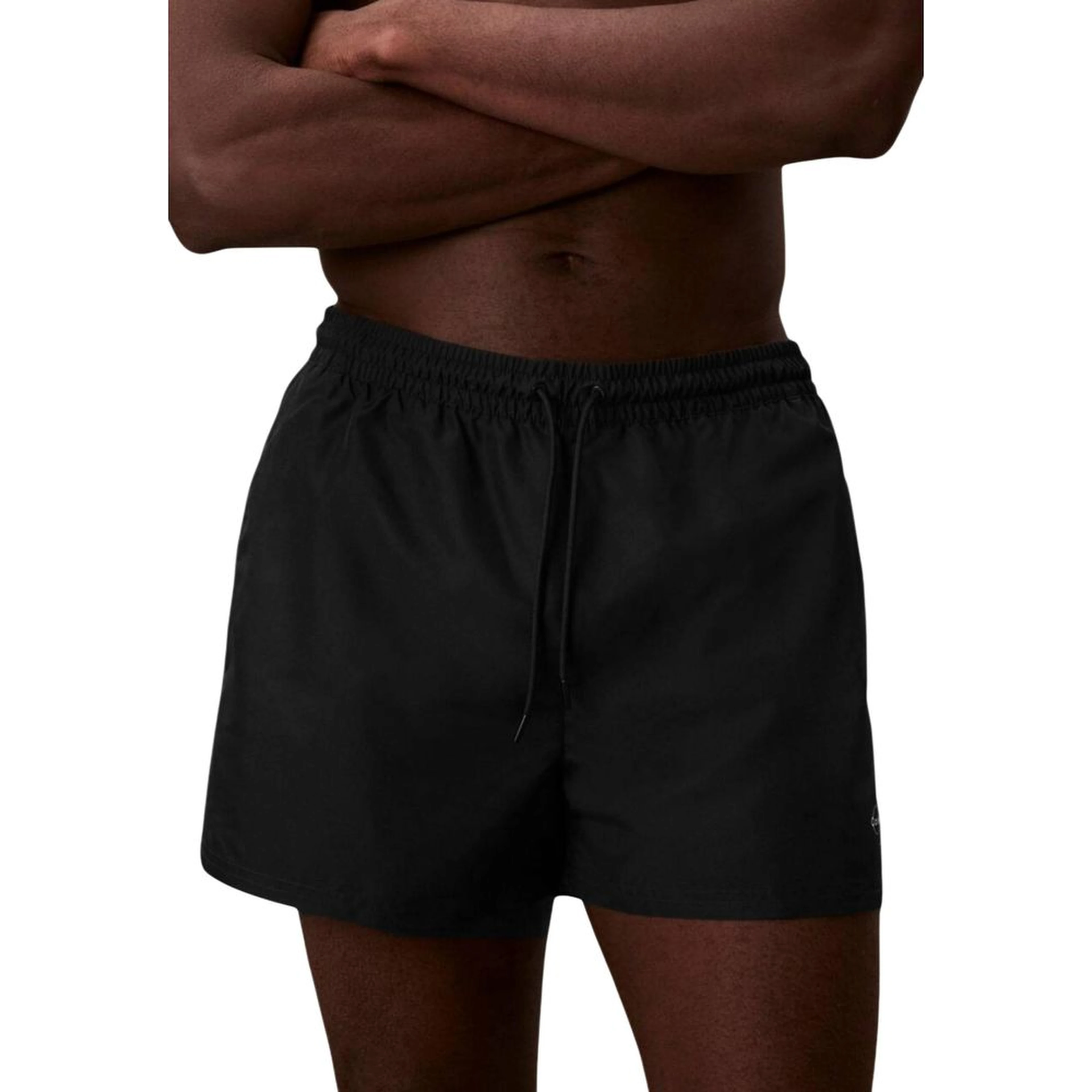Black Recycled Polyester Swim Shorts