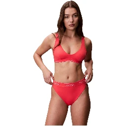 Orange Recycled Polyester Swim Briefs