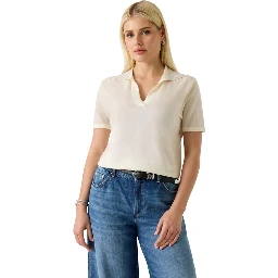 Beige Wool T-Shirt