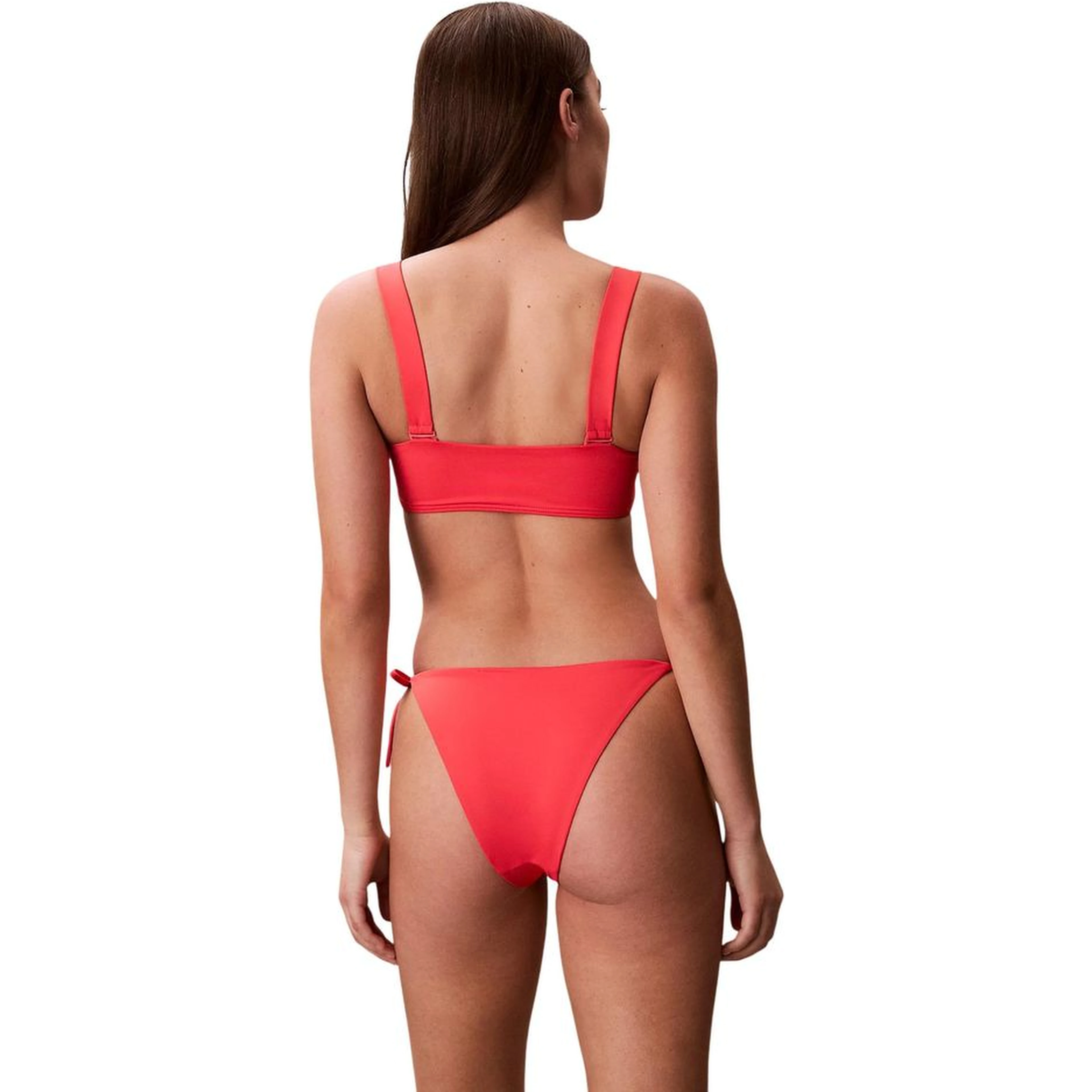 Orange Recycled Polyester Swim Briefs