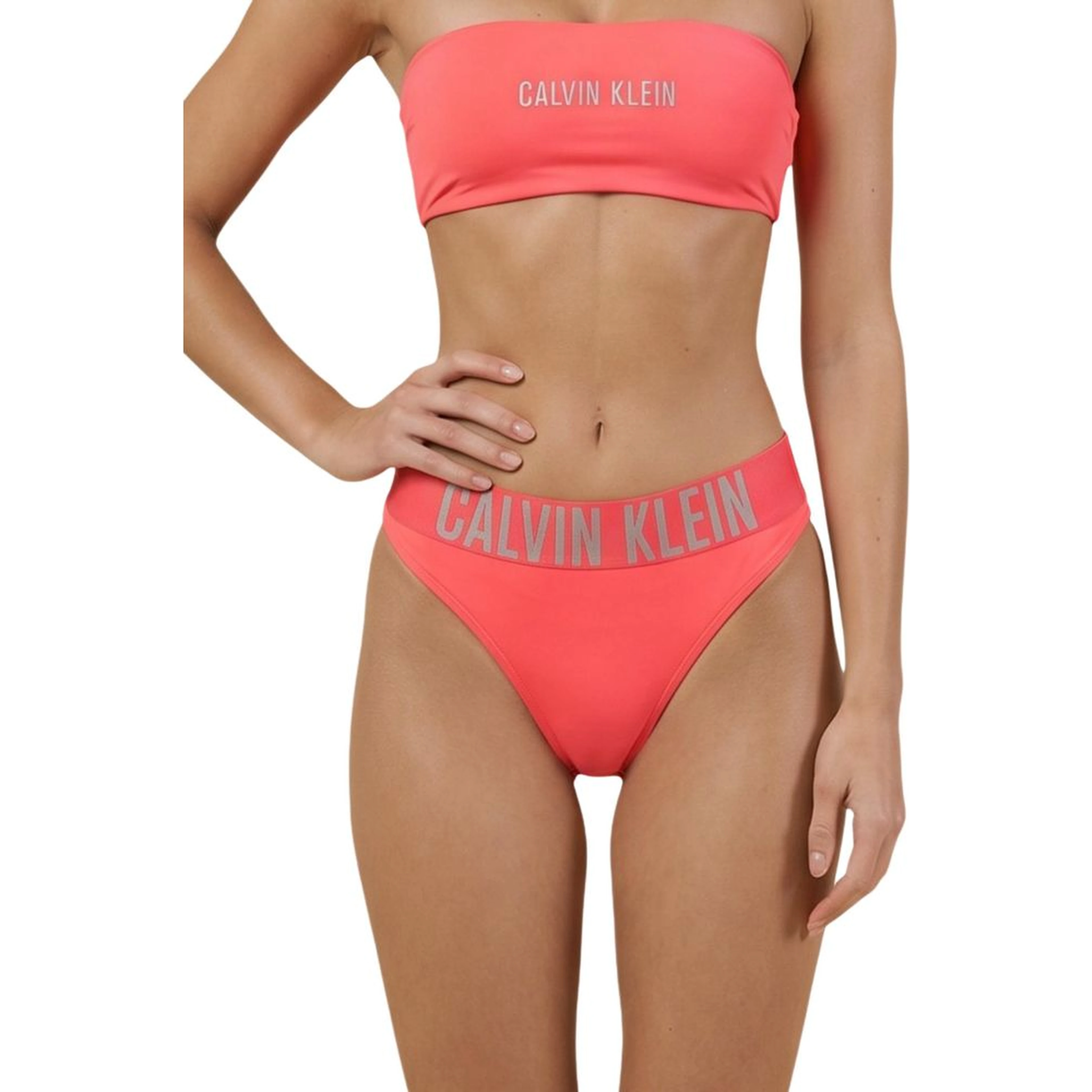 Orange Recycled Polyester Swim Briefs