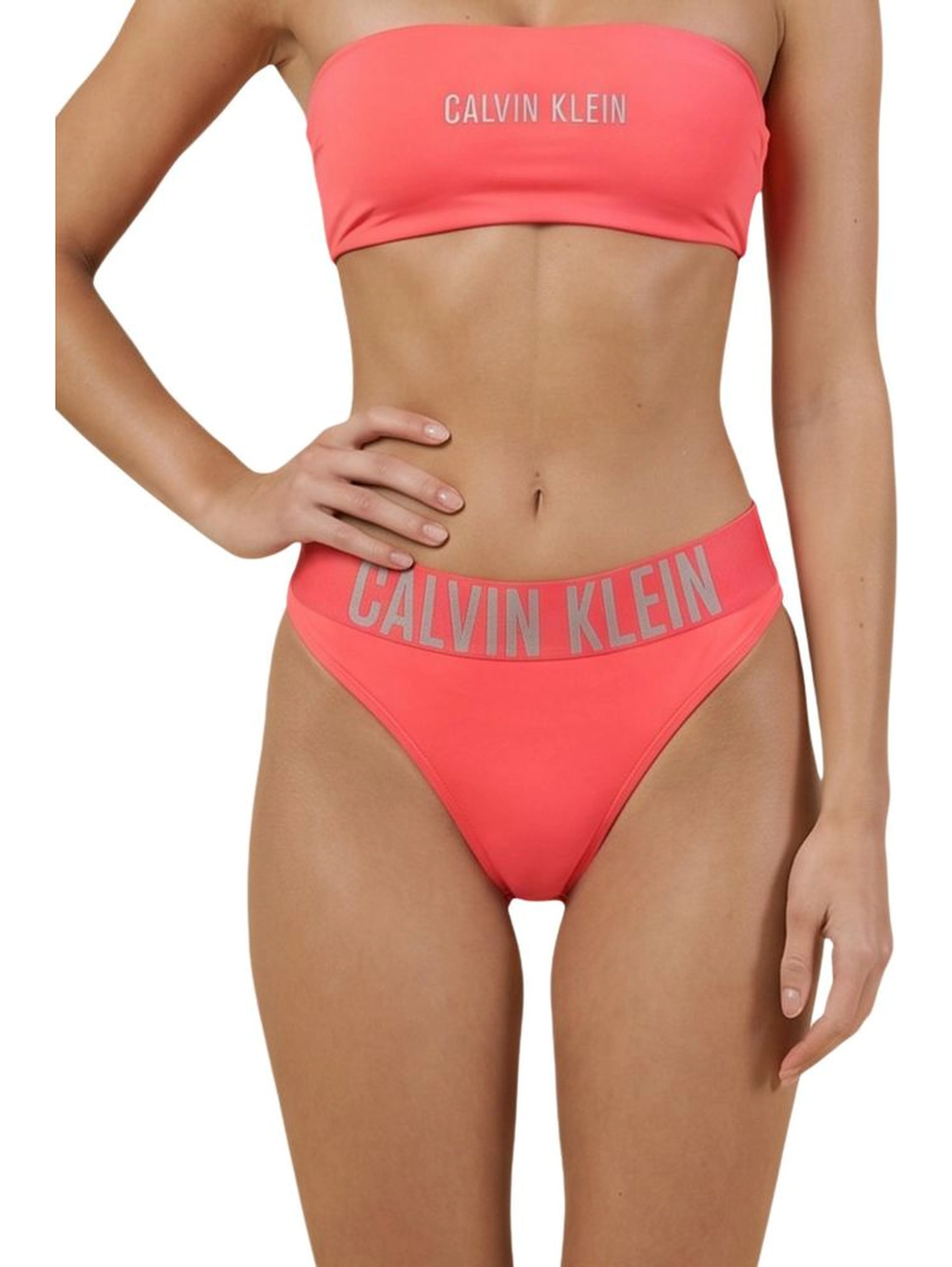 Orange Recycled Polyester Swim Briefs