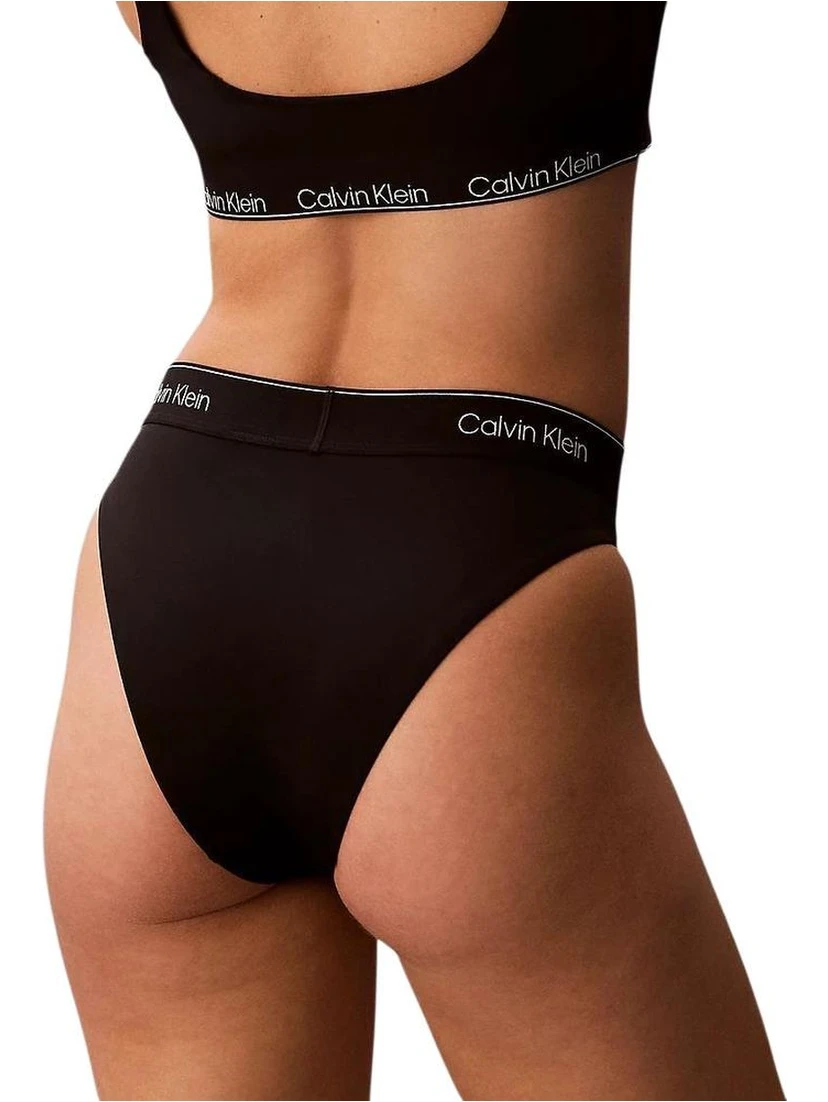 Black Recycled Polyester Swim Briefs