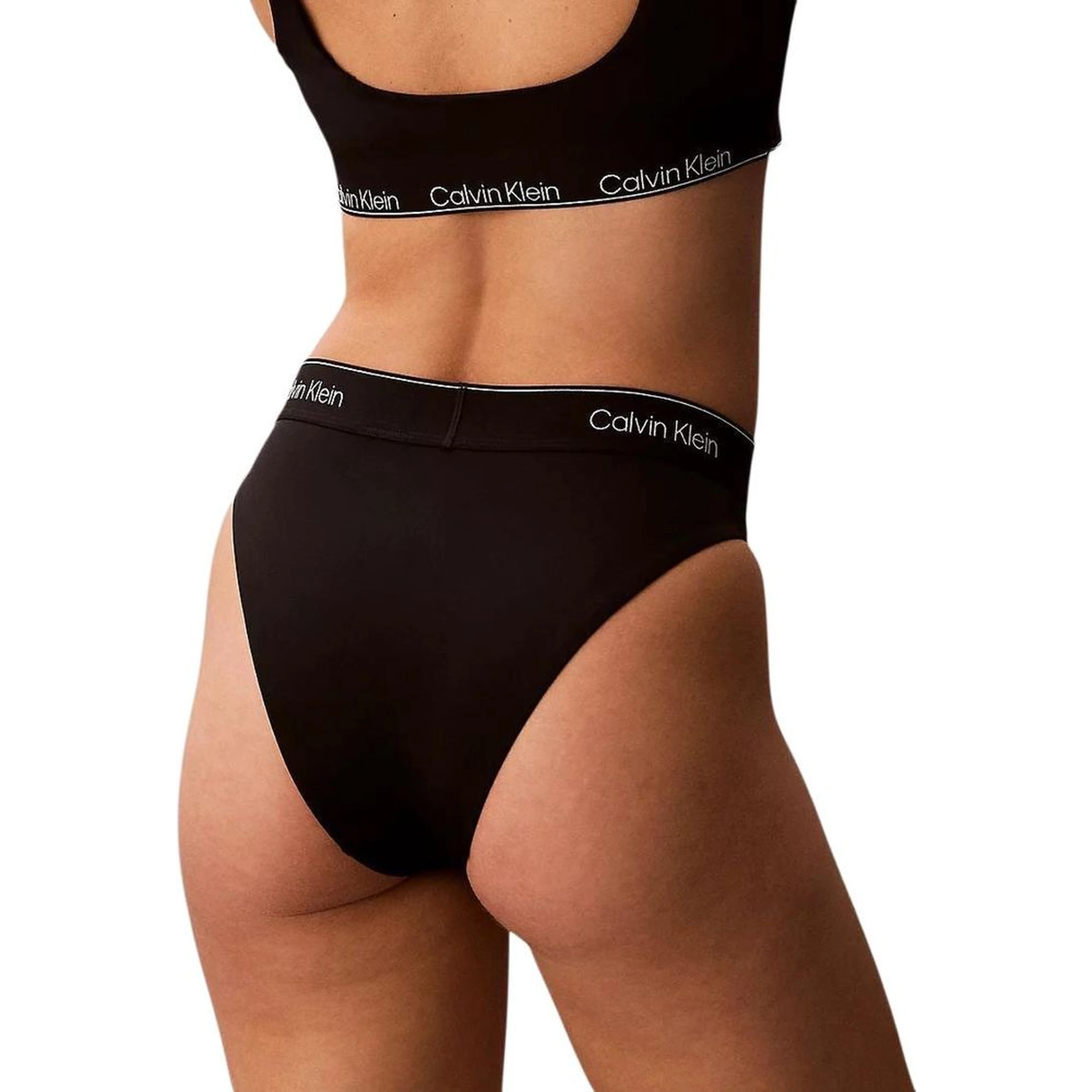 Black Recycled Polyester Swim Briefs