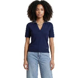 Blue Wool T-Shirt