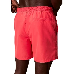Orange Recycled Polyester Swim Shorts
