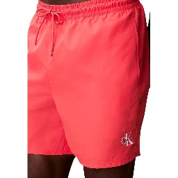 Orange Recycled Polyester Swim Shorts