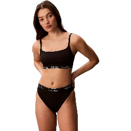 Black Recycled Polyester Swim Briefs