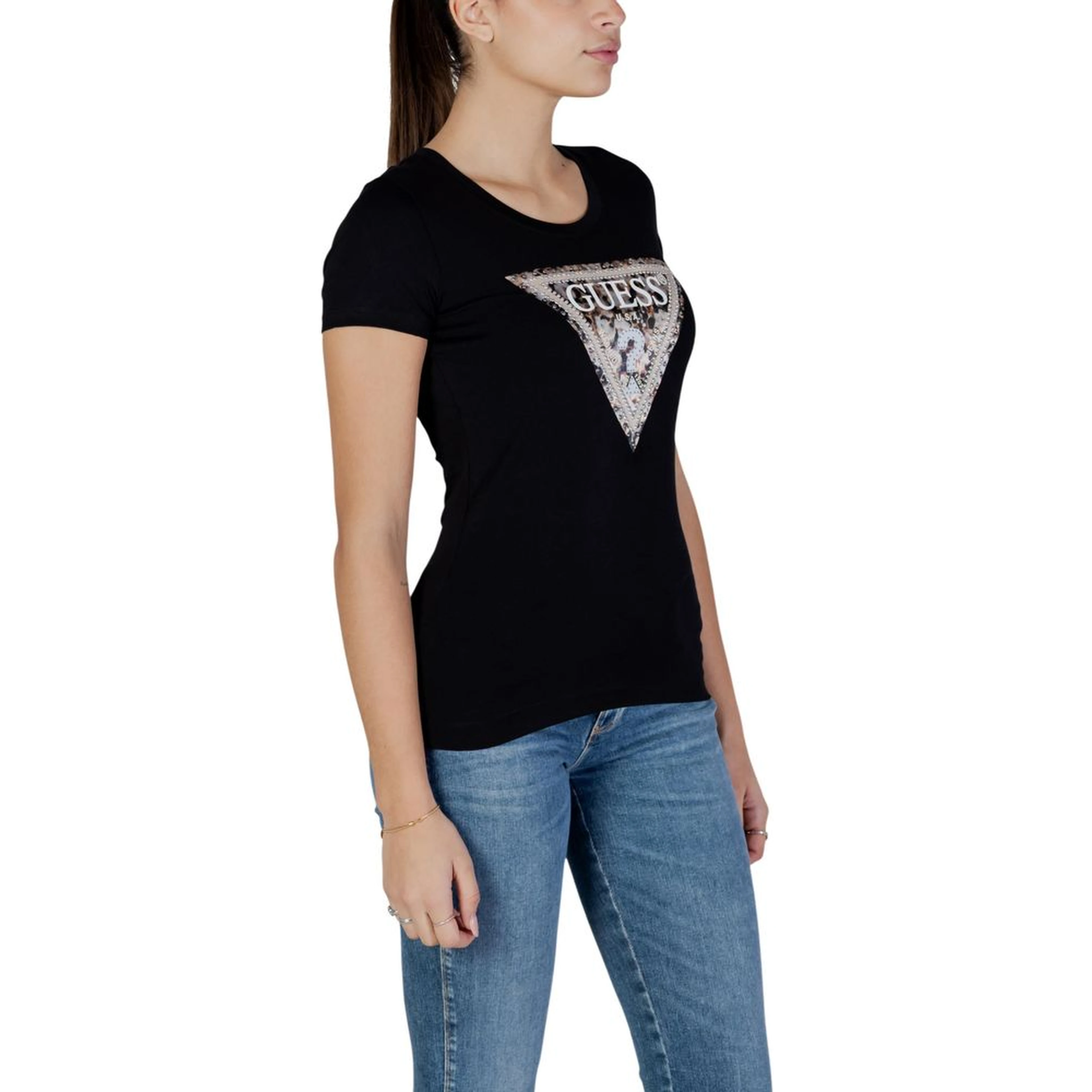 Black Cotton T-Shirt