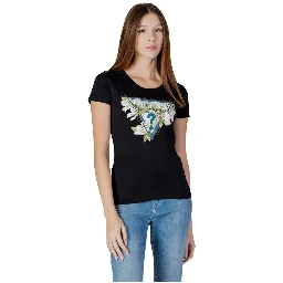 Black Cotton T-Shirt