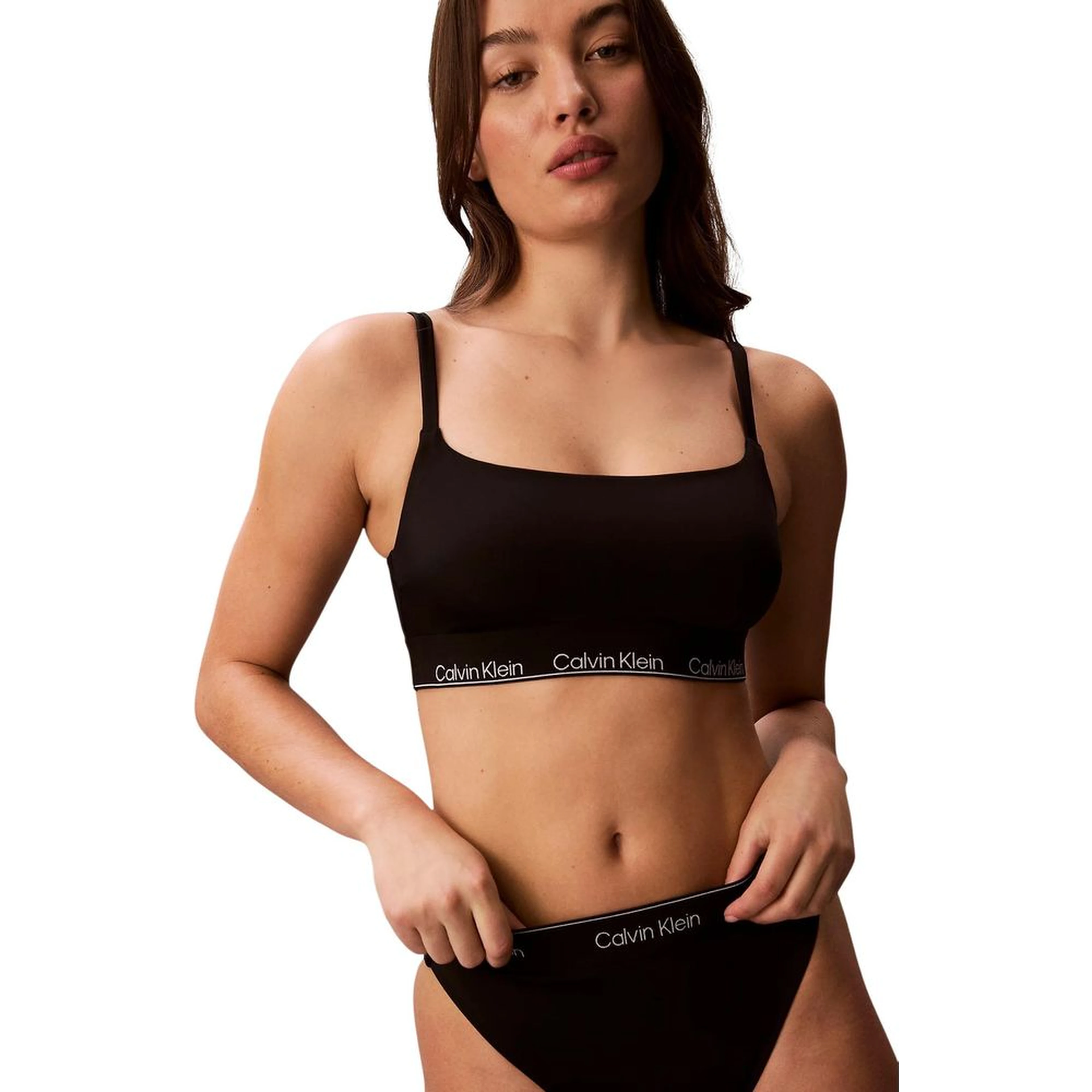 Black Recycled Polyester Swim Briefs