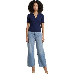 Blue Wool T-Shirt
