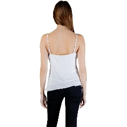 White Polyester Tank Tops