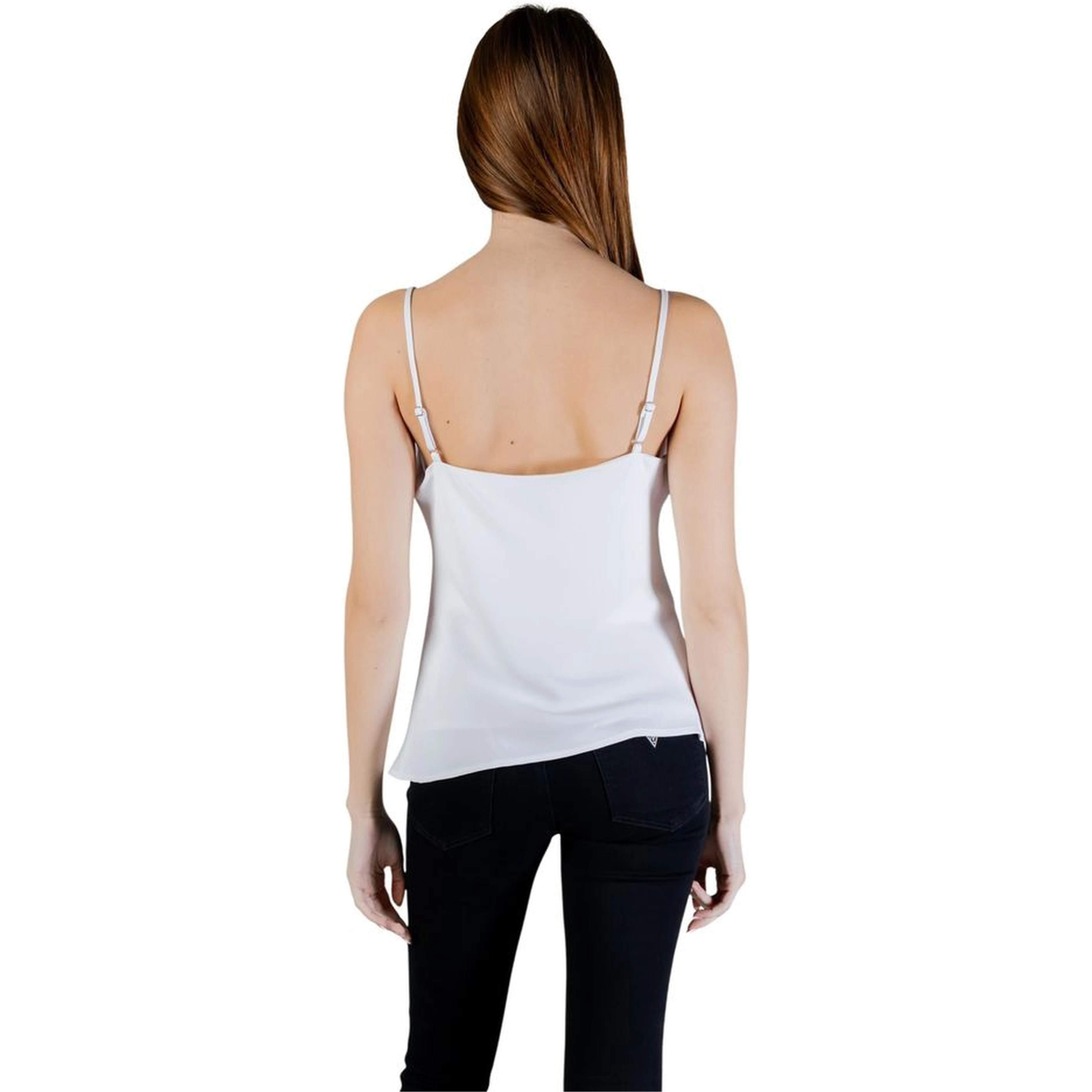 White Polyester Tank Tops