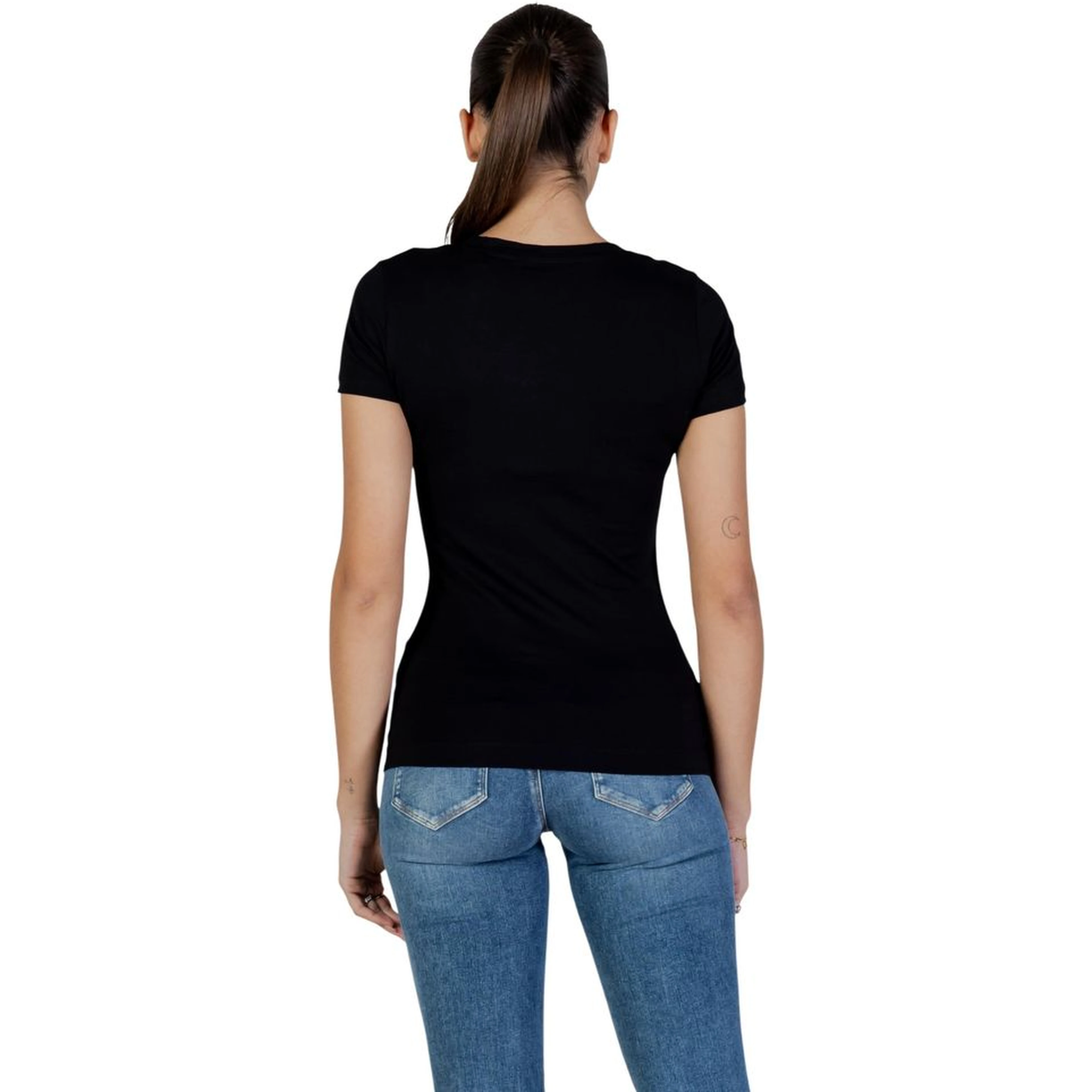 Black Cotton T-Shirt
