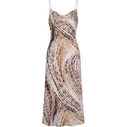 Multicolor Lyocell Long Dress
