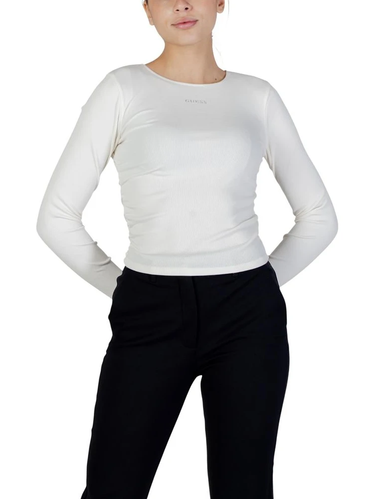 Cream Modal Long Sleeve T-Shirt