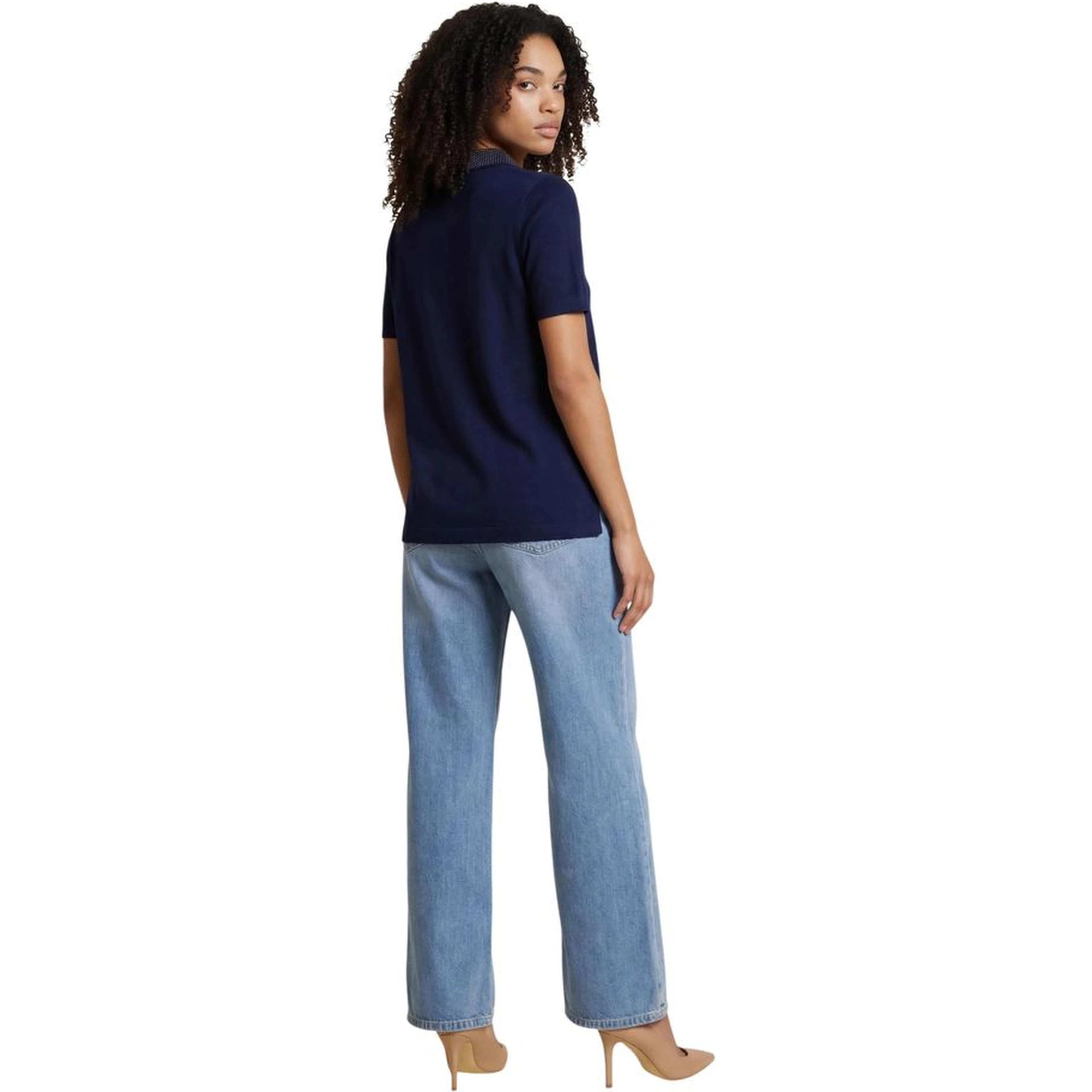 Blue Wool T-Shirt