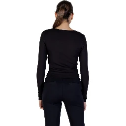 Black Modal Long Sleeve T-Shirt