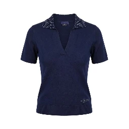 Blue Wool T-Shirt