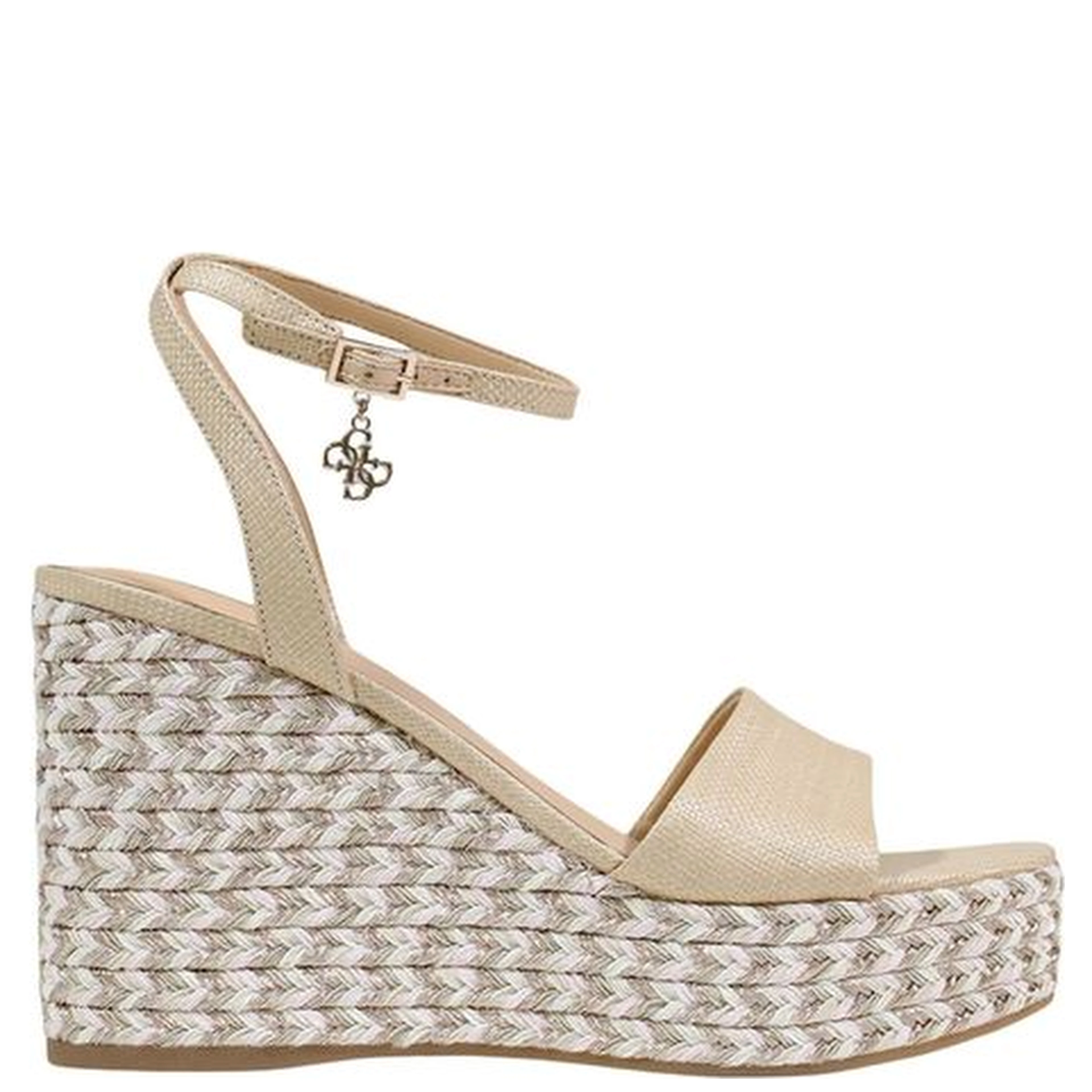 Beige Polyethylene High Heel Pumps