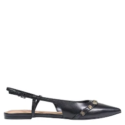 Black Synthetic Platform Pumps