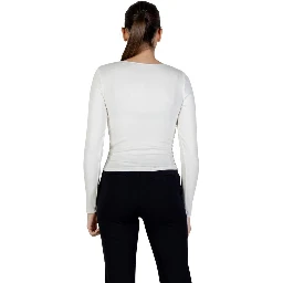 Cream Modal Long Sleeve T-Shirt