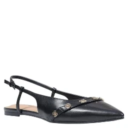 Black Synthetic Platform Pumps